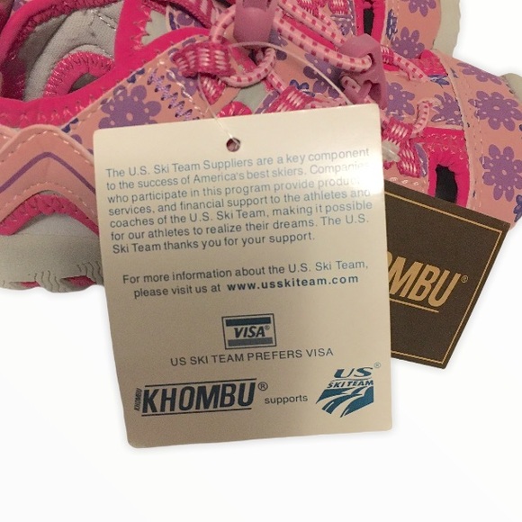 Girls Khombu waterproof sandals NWT Toddler size 9 - Picture 5 of 8